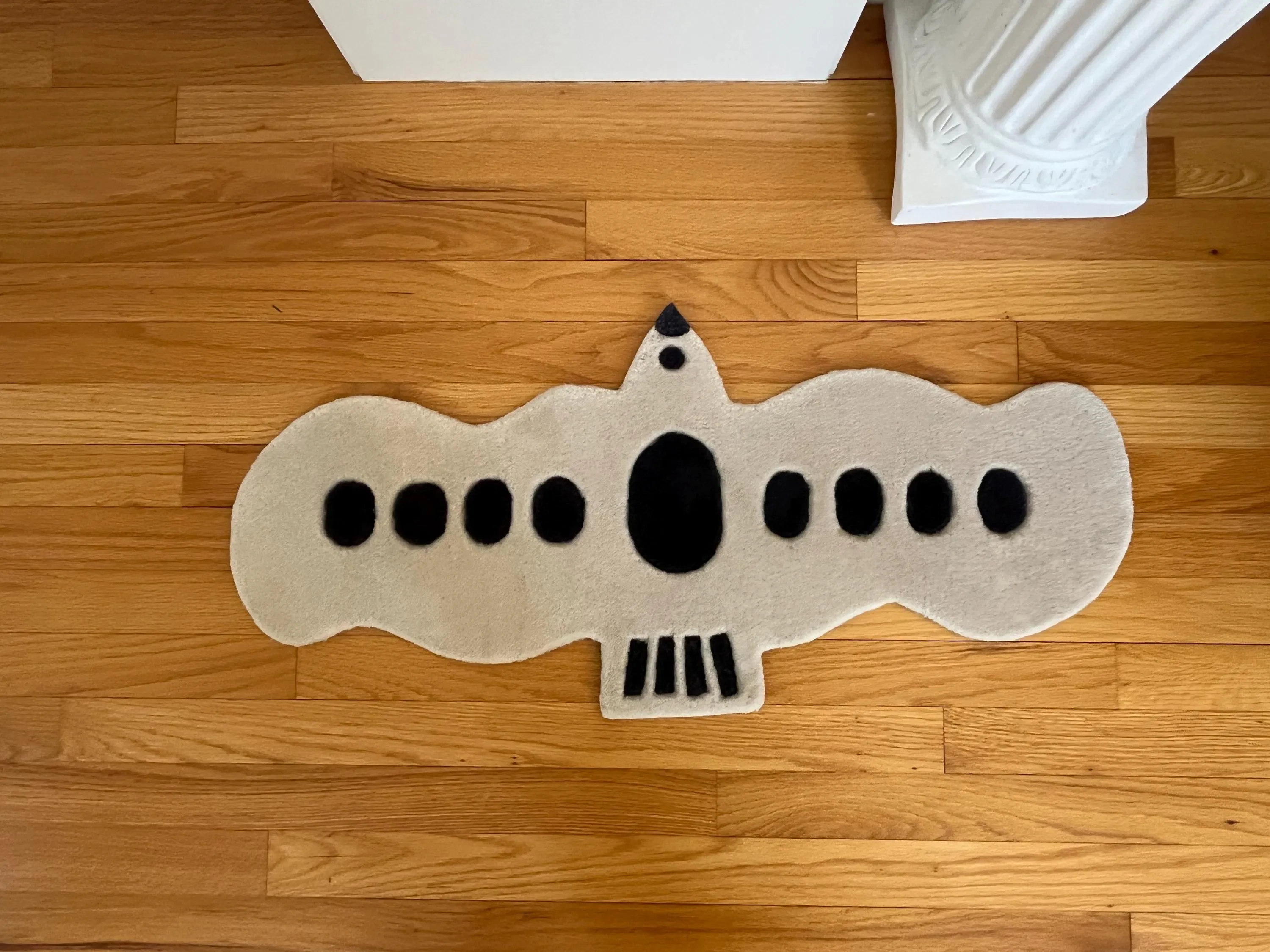 

Minimalist Bird Shaped Rug Cute y2k Aesthetic Rug Irregular Shaped Funky Bedside Carpet Shaped Rugs Young Room Rug Area Rugs
