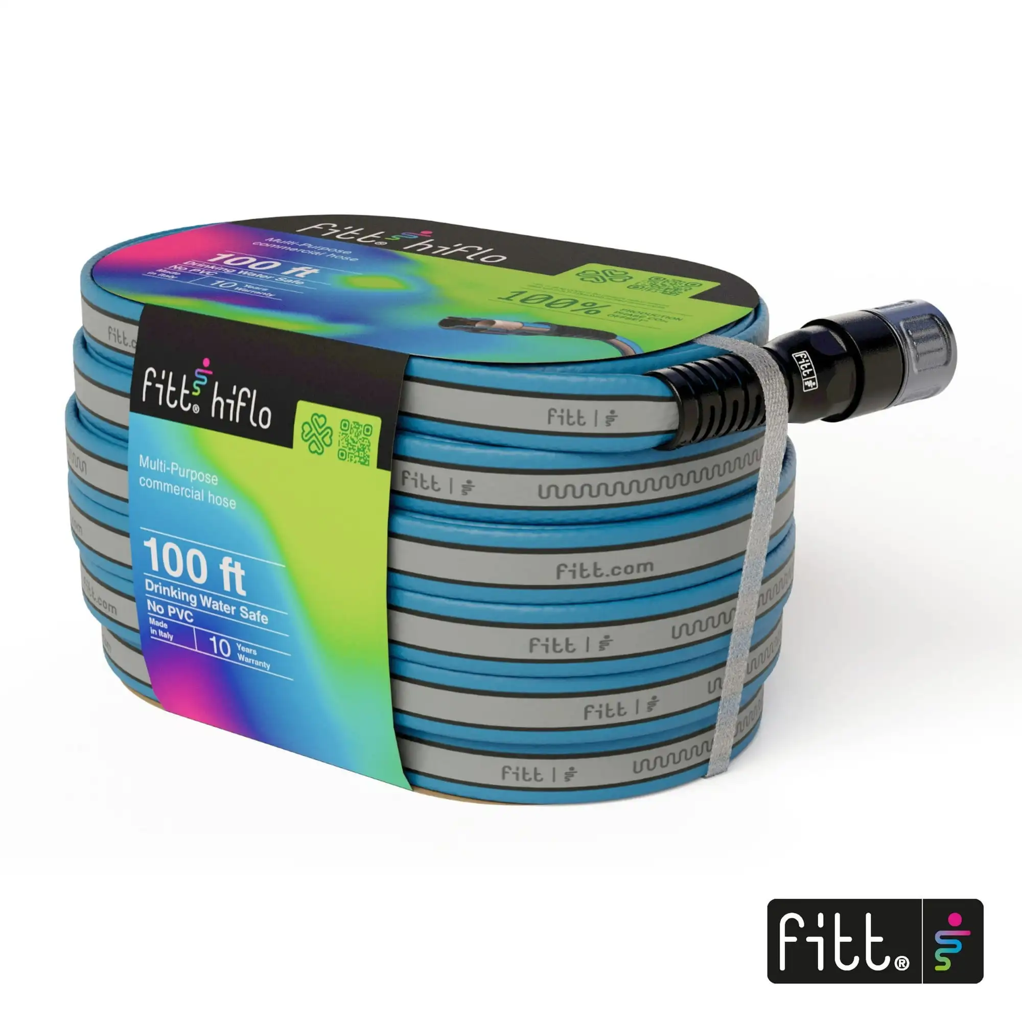 

FITT HiFlo 1/2" x 100' Medium Duty Commercial Grade Garden Hose