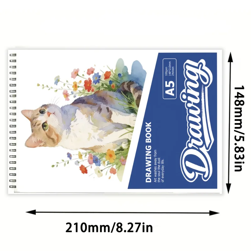 A5 100g Sketch Paper | Spiral-Bound | Beginner-Approved | Perfect for Daily Drawing & Hobby Use