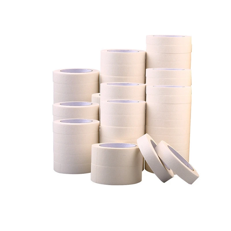 1pcs 20Meters Long Masking Tape Beige Color Car Spraying Single Side Adhesive Tape for Car House Oil Painting