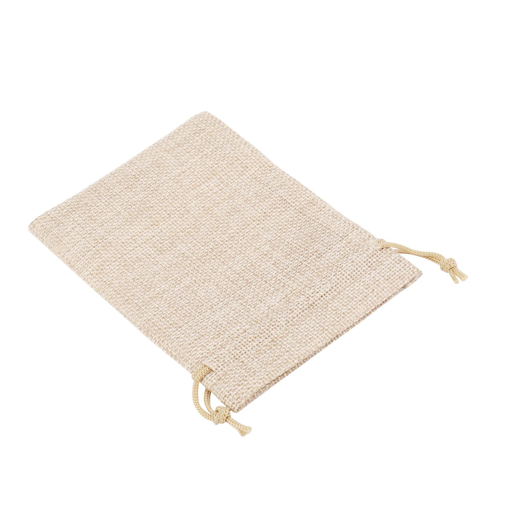 

ABMS-80 шт. Сумки из мешковины с шнурком, 13 см x 10 см, подарочная сумка из мешковины на шнурке, мешочки для ювелирных изделий