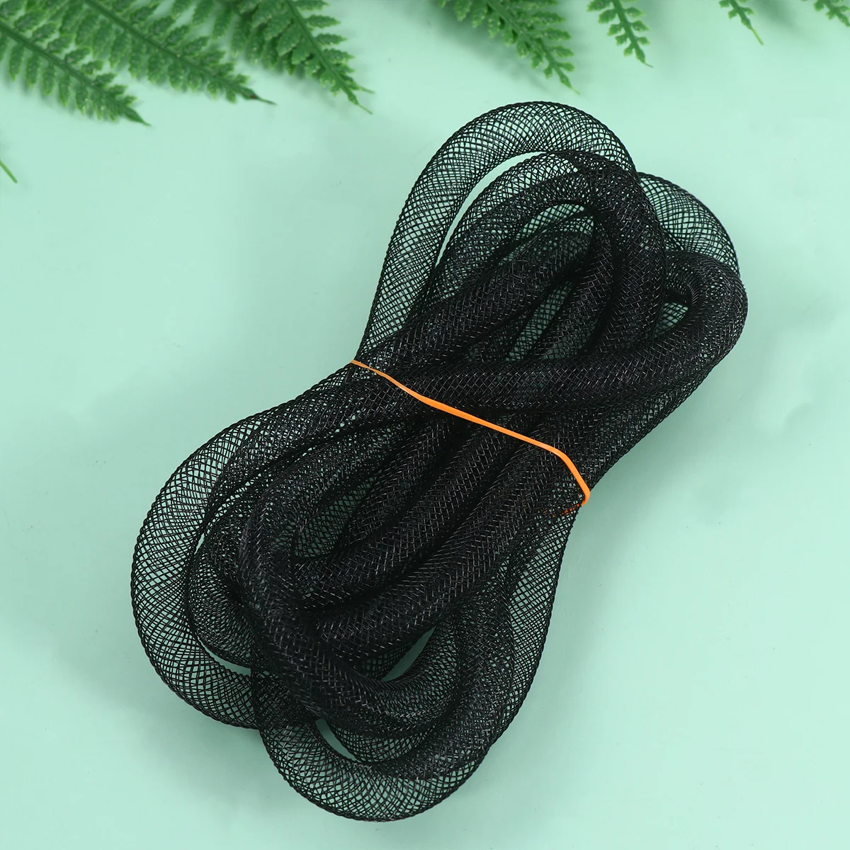 8Mm Elastic Mesh Tube Cord For Diy Hair Accessories Craft Supplies Nylon Yarn Rope Bracelet Ankle Chain Making Braid Tube