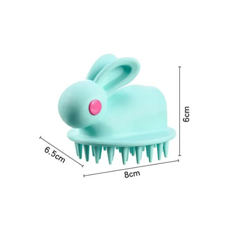 Silicone Shampoo Scalp Hair Massager Head Body Scalp Massage Brush Comb Hair Washing Comb Shower Brush Bath Spa Massage Brush