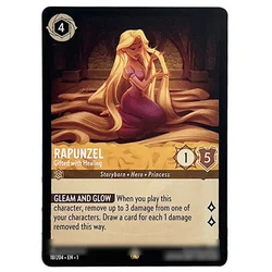 Lorcana Proxy Cards The First Chapter Rapunzel Maleficent Elsa Stitch Hades Tinker Bell Maui Regular Cards English French German