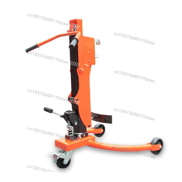 

Foot-operated Hydraulic Oil Drum Truck DT350A Over-weighed Oil Drum Truck Load 350kg Plastic Drum Truck