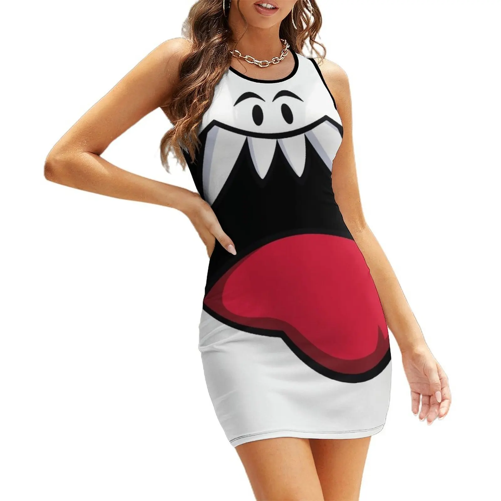 

Happy Boo! Sleeveless Sundress dress for women Women's clothing women's dresses luxury birthday dress for women