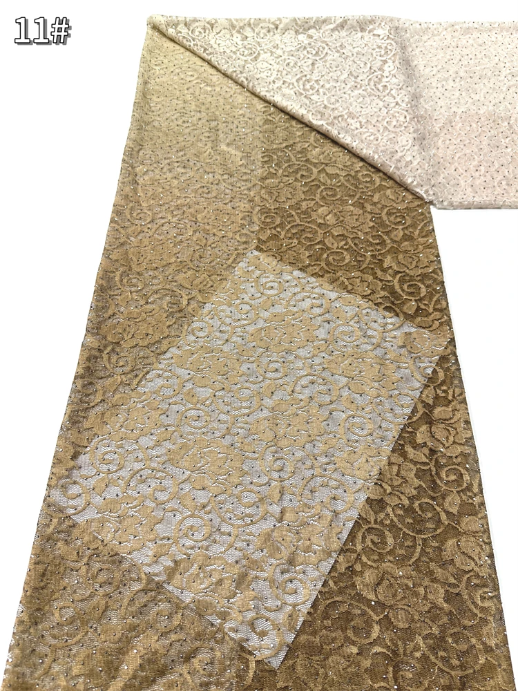 

2026 Luxury African Lace Fabric High Quality Lace Embroidery Mesh Fabric for Women Wedding Party Dresses