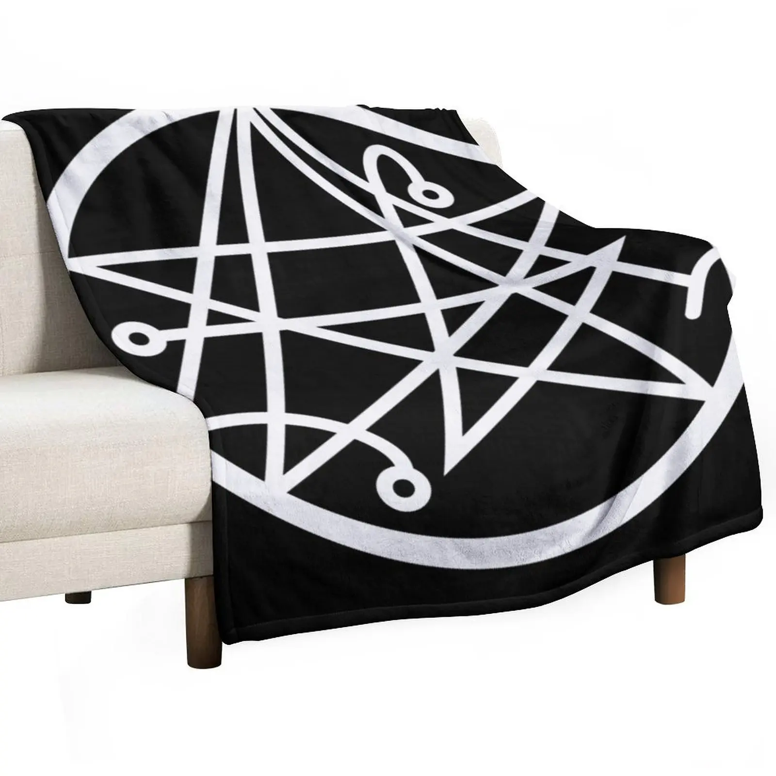 

The Necronomicon Gate Symbol Throw Blanket Hair Sofas Blankets