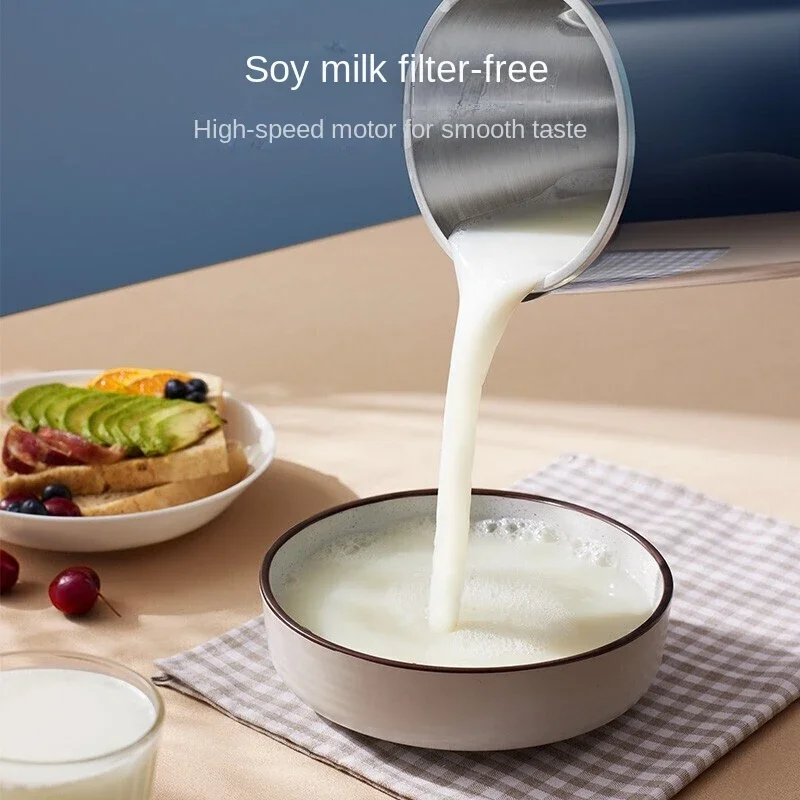 Soymilk小型壁破砕機、2〜4人用ミニ家庭用、全自動、予約可能、フィルターなし、セルフクリーニング