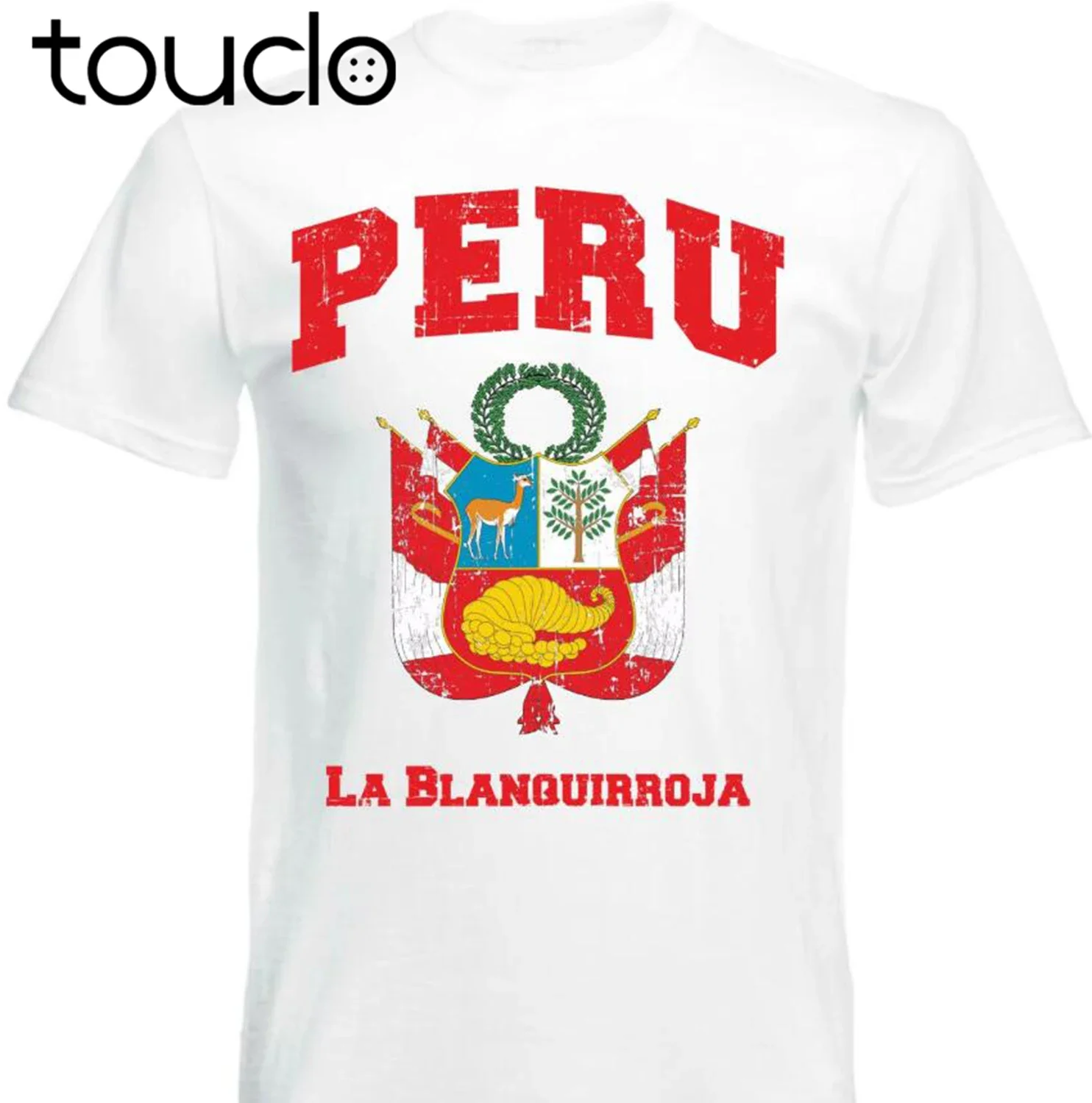 Футболка Peru White Futbol Footballer Soccers 2018 La Blanguirroja Lima, новейшая мужская модная хипстерская летняя забавная хлопковая футболка