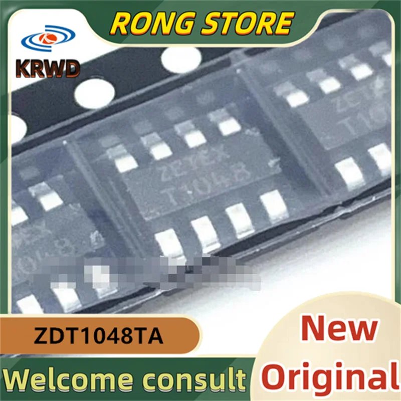 10PCS T1048  New Original ZDT1048TA ZDT1048   SOT223-8 17.5V 5A