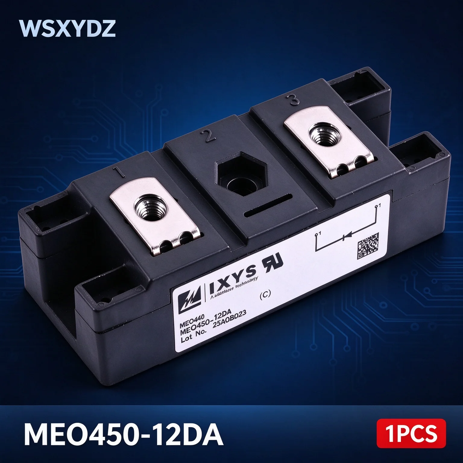 1PCS MEO450-12DA IXYS Fast Recovery Epitaxial Diode Module 1200V 453A 3000V Isolated FRED New Original