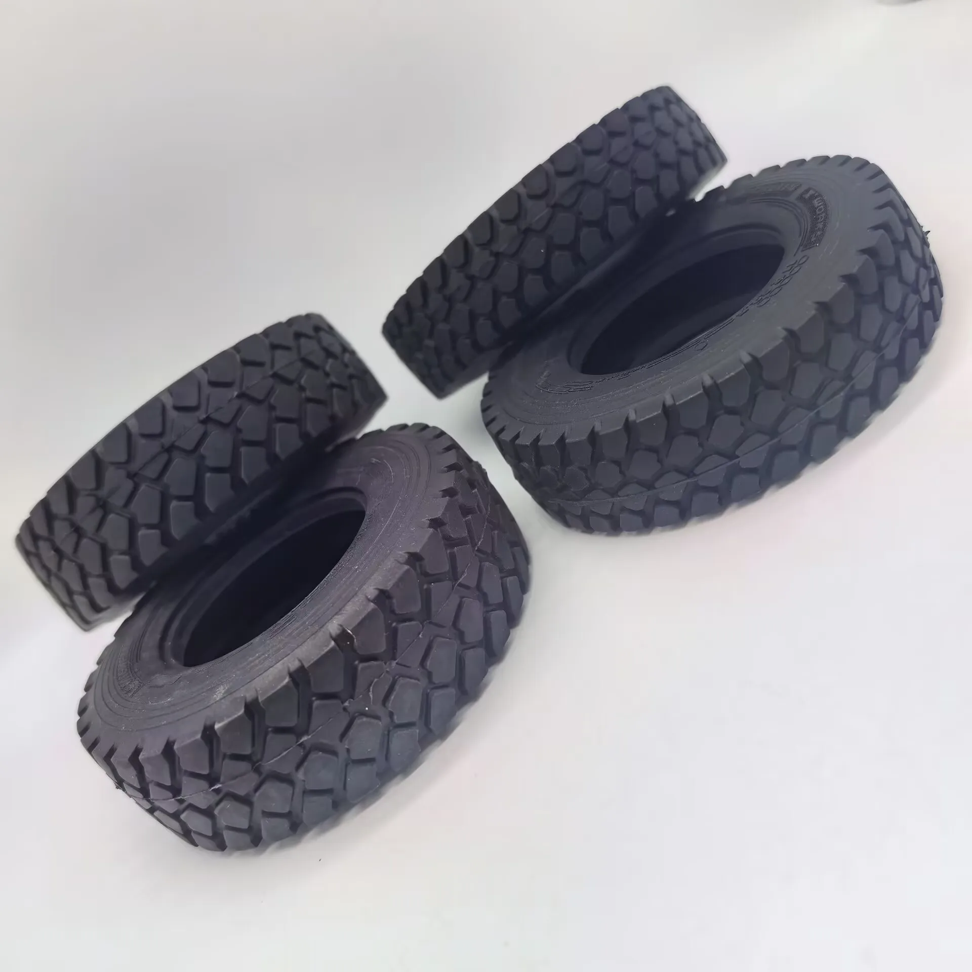Modèle JUWUBA pour pneus de tête de tracteur TAMIYA pneus de Simulation de camion de boue pneus de gravier XZ-L tout Terrain