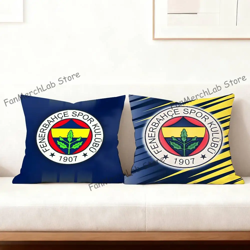Turkey F-FenerbahceS-E Pillow Case Ultra Soft Skin Friendly Fabric Cloud Like Comfort & Concealed Zipper