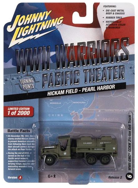 Johnny Lightning 1:64 World War II military Shelby Tank Willis Jeep Dodge Ambulance Fighter  alloy model