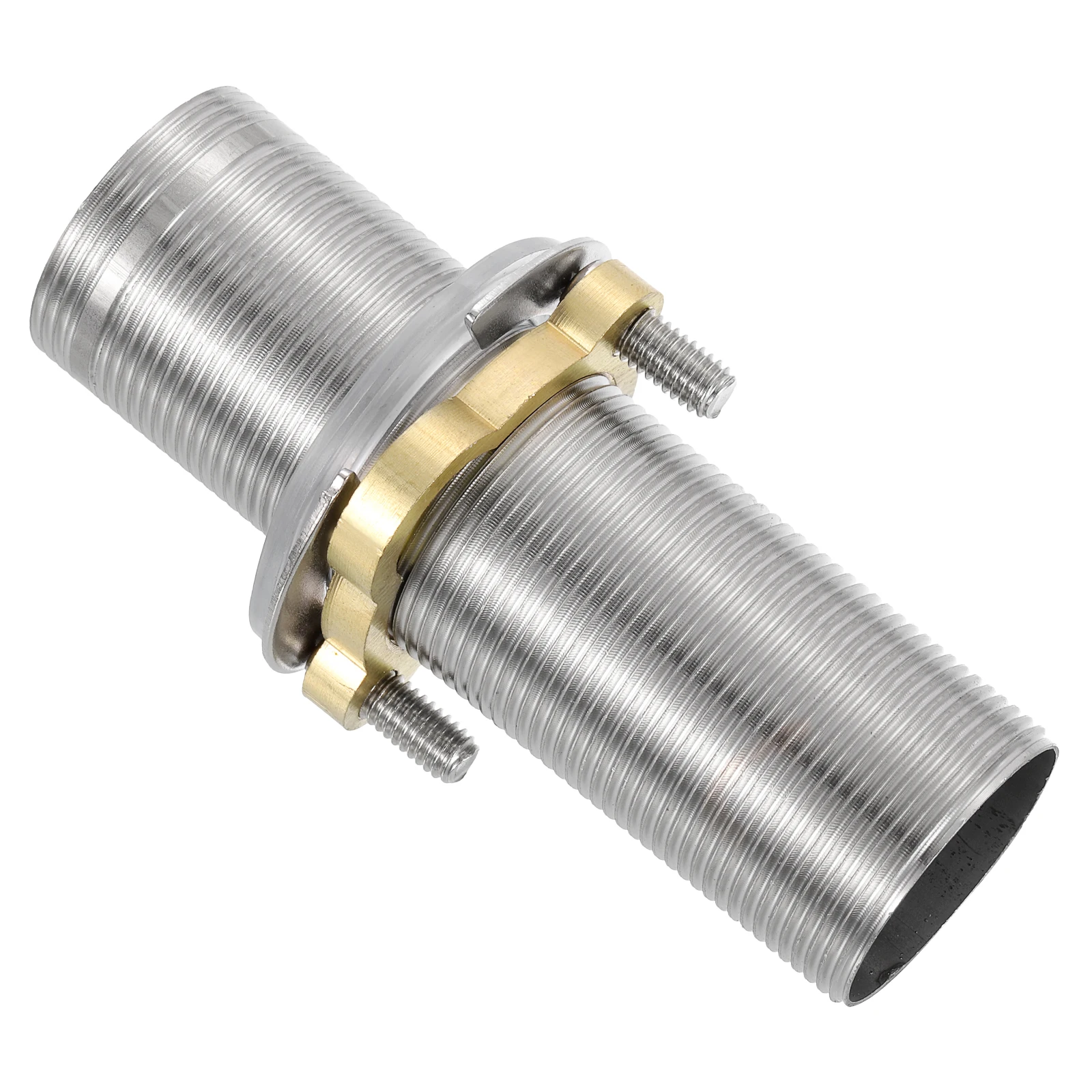 1Pcs Faucet Mount Extension Shank Stainless Faucet Extension Nipple Locknut Kit Lengthen Fixed for High Foot Nut Fittings Basin