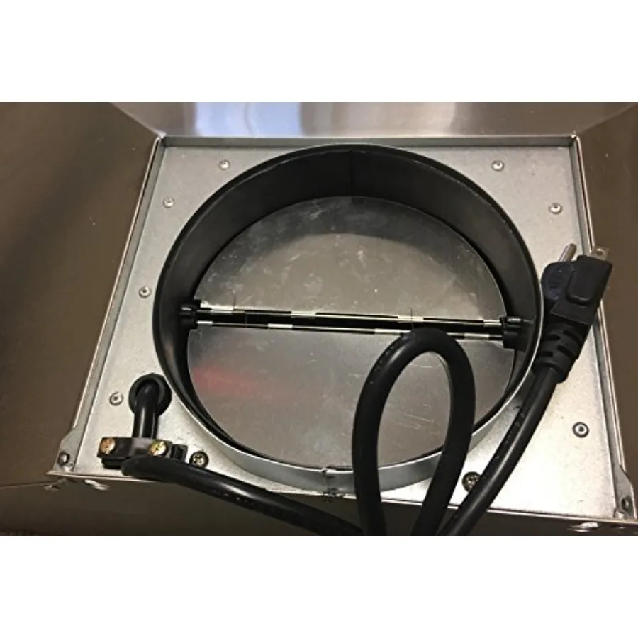 36 بوصة. شفاط المطبخ المثبت على الحائط من الفولاذ المقاوم للصدأ قابل للتحويل مع مرشحات شبكية وزر ضغط لفكرة تهوية المطبخ #6