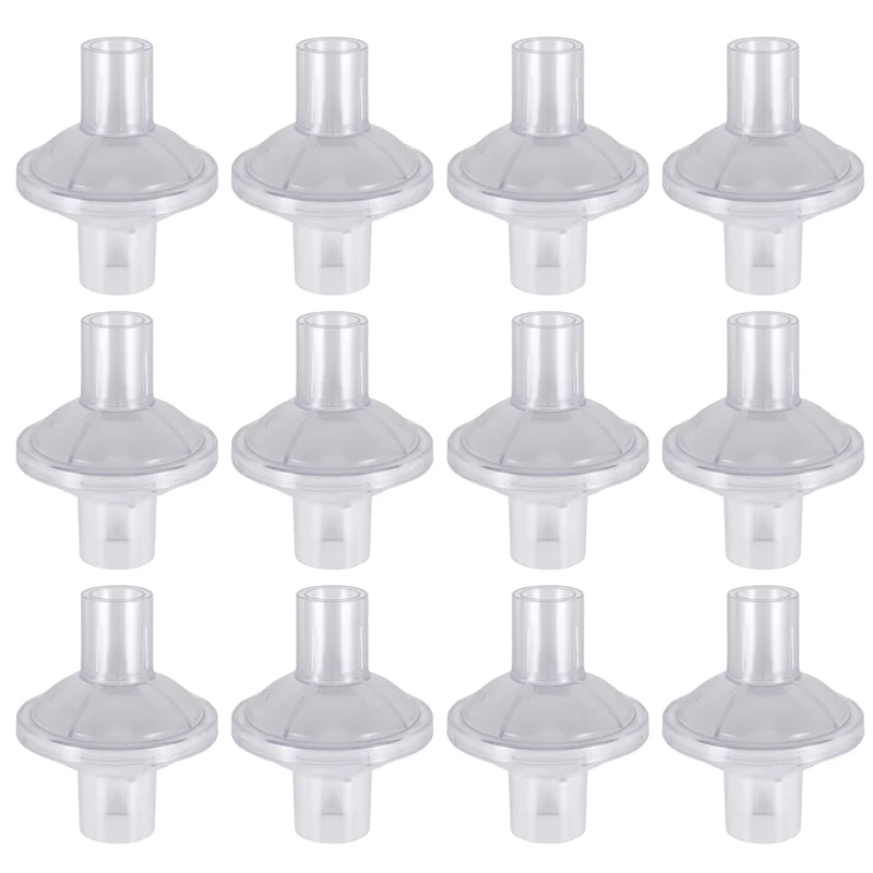 Filter Outlet In-Line Viral ABLG Kompatibel dengan Mesin Resmed, Dreamstation CPAP/Bipap, 12 Paket