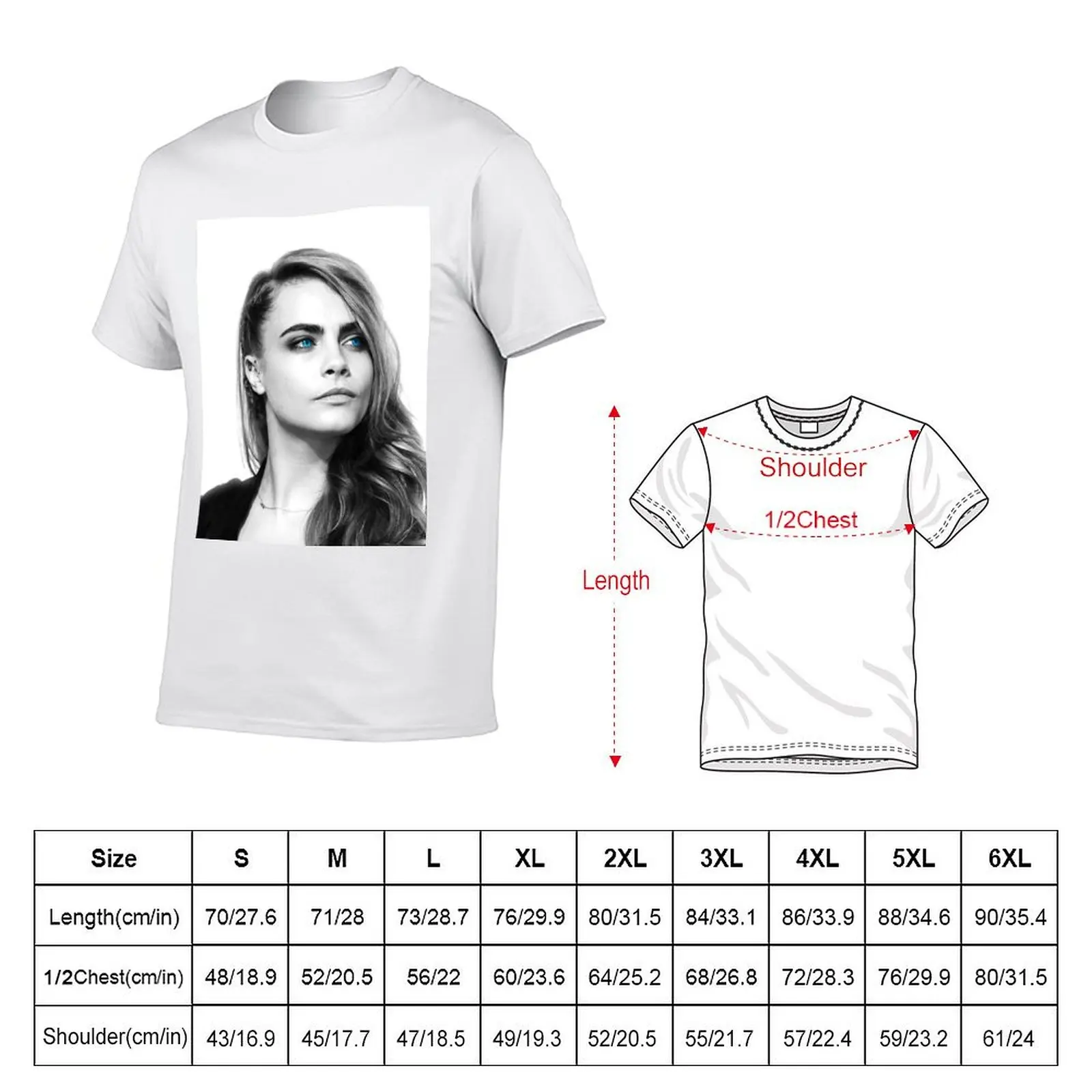 Mrs. Delevigne 4 T-Shirt man t shirts for men t shirts for man pack cotton T-Shirt
