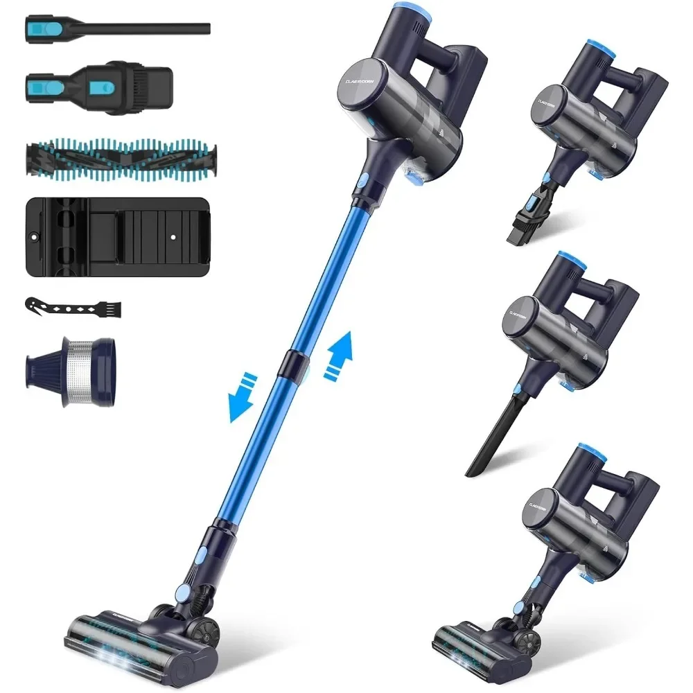 

Vacuum Cleaner Cordless, 250W Powerful Lightweight Stick Vacuum 6-in-1Up To 45min Runtime with 2000mAh Battery, Handheld Vacuums