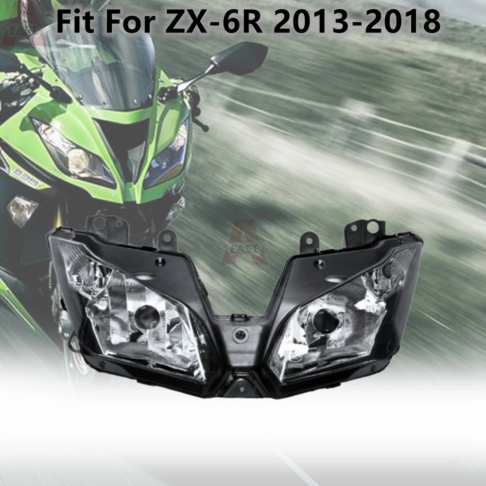 

Налобный фонарь в сборе для мотоциклов Kawasaki Ninja ZX-6R ZX6R 2013 - 2018 ZX 6R ZX636