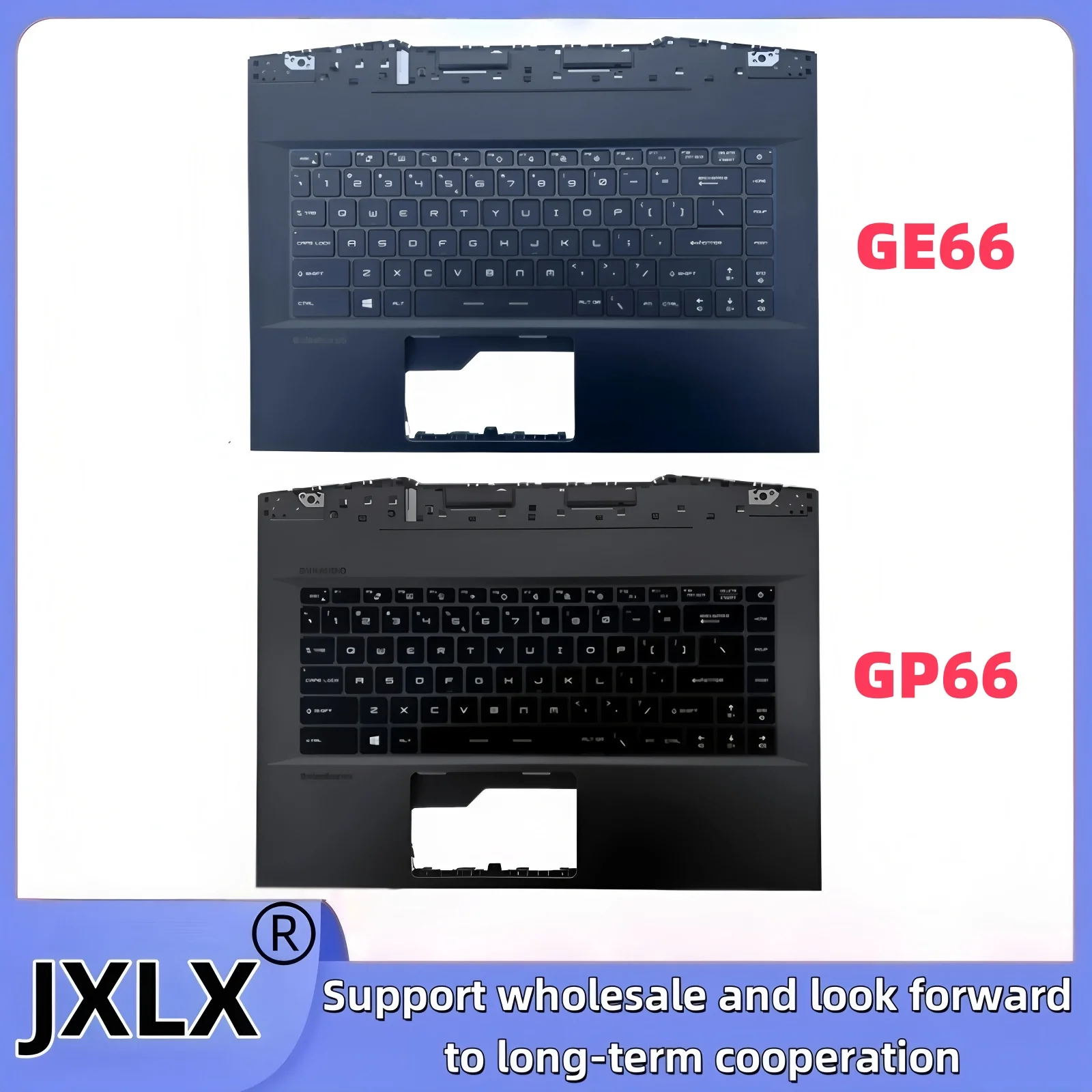 JXLX® New For MSI GE66 GP66 MS-1541 MS-1542 MS-1543 MS-1544 English Version RGB Single Key Color Keyboard/The Overall Keyboard