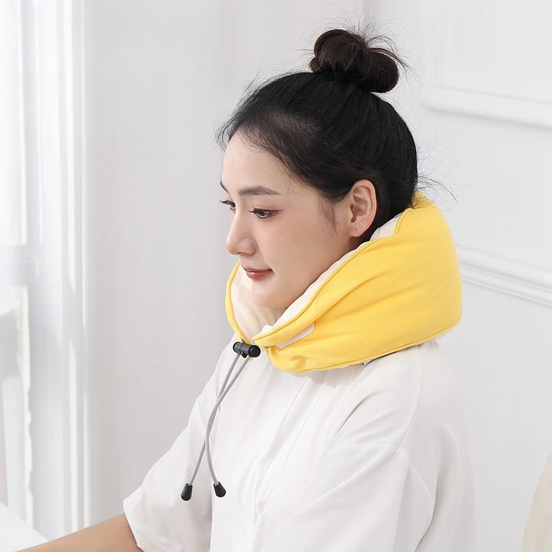 

Macaron Foam Particle U Shaped Pillow Soft Portable Neck Support for Travel Plane Office Nap Cozy Comfort Rest Aid