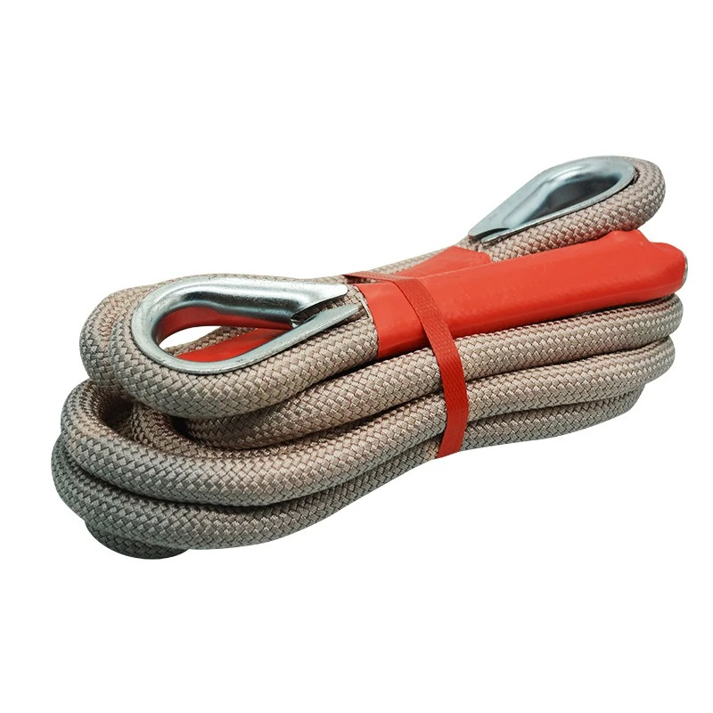 

Car trailer rope, thickened and bold nylon car with strong traction truck rope, road rescue trailer rope