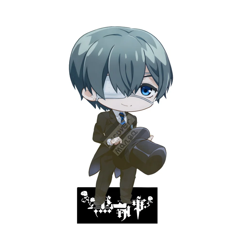 10cm Anime Black Butler Acrylic Stand Model Cosplay Charm Characters Ornament Accesorios Goods Collection birthday fans Gifts