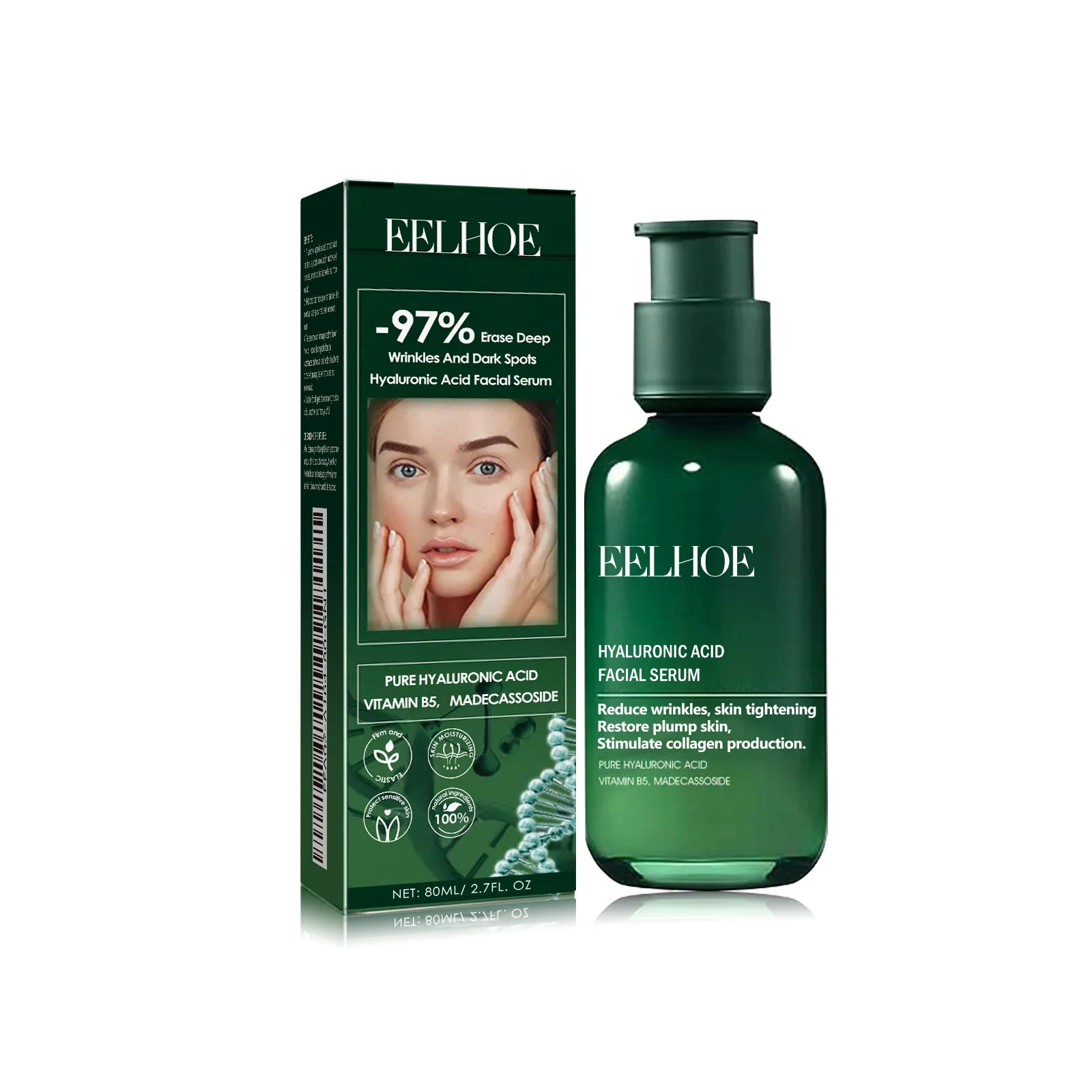 

EELHOE Facial Essence Lifts And Tightens Facial Skin And Reduces Fine Lines And Wrinkles 1pcs