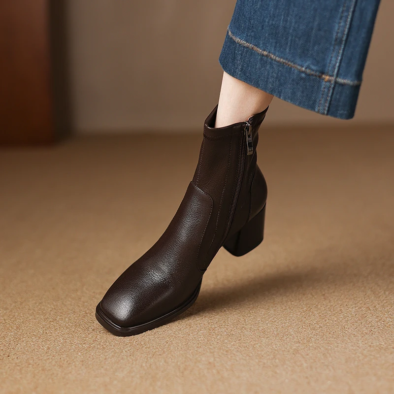 Stivali Moto in Vera Pelle con - Leather Work Women Shoes recensione e prezzo
