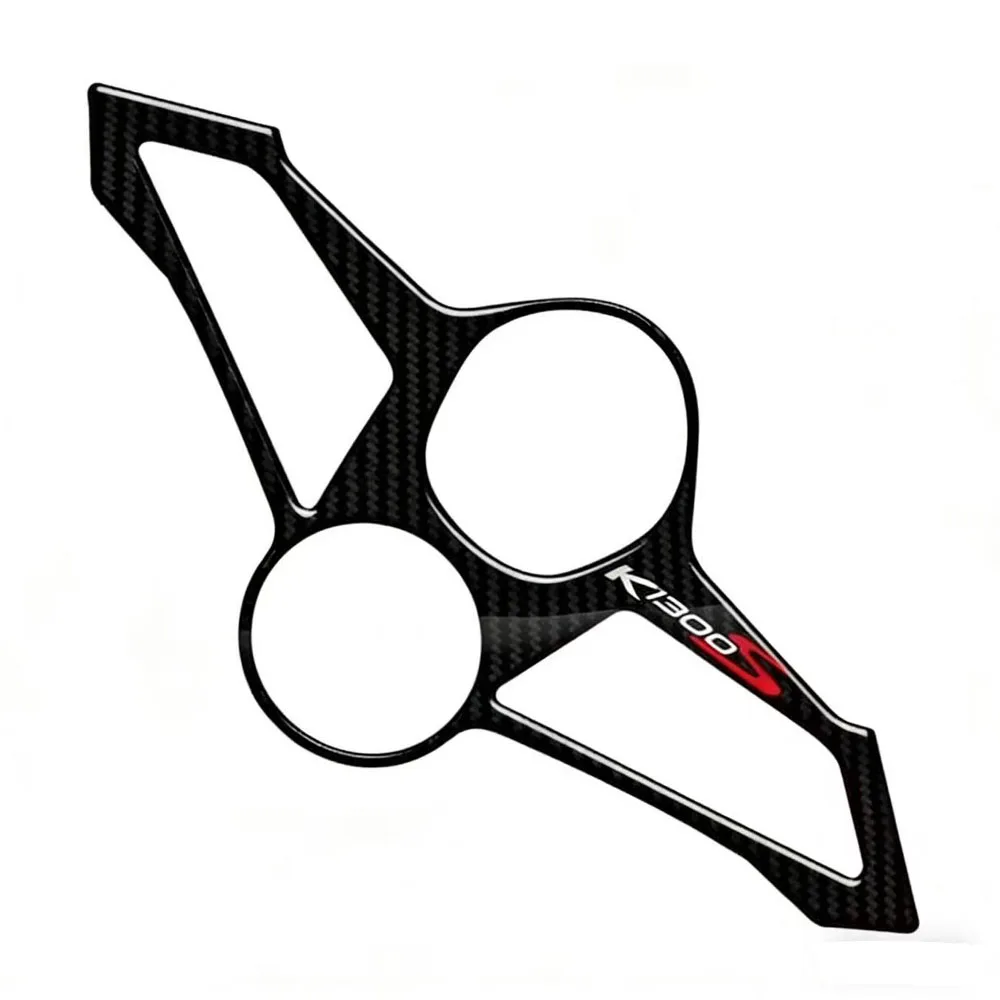 motorcycle 3D Carbon-look Top Triple Clamp Yoke Defender Decal sticker For BMW K1300S 2009-2016 2010 2011 2012 2013 2014 2015