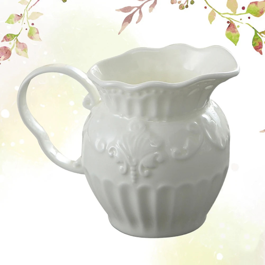 

milk jug ceramic milk pot milk container coffee jug ceramic milk jar