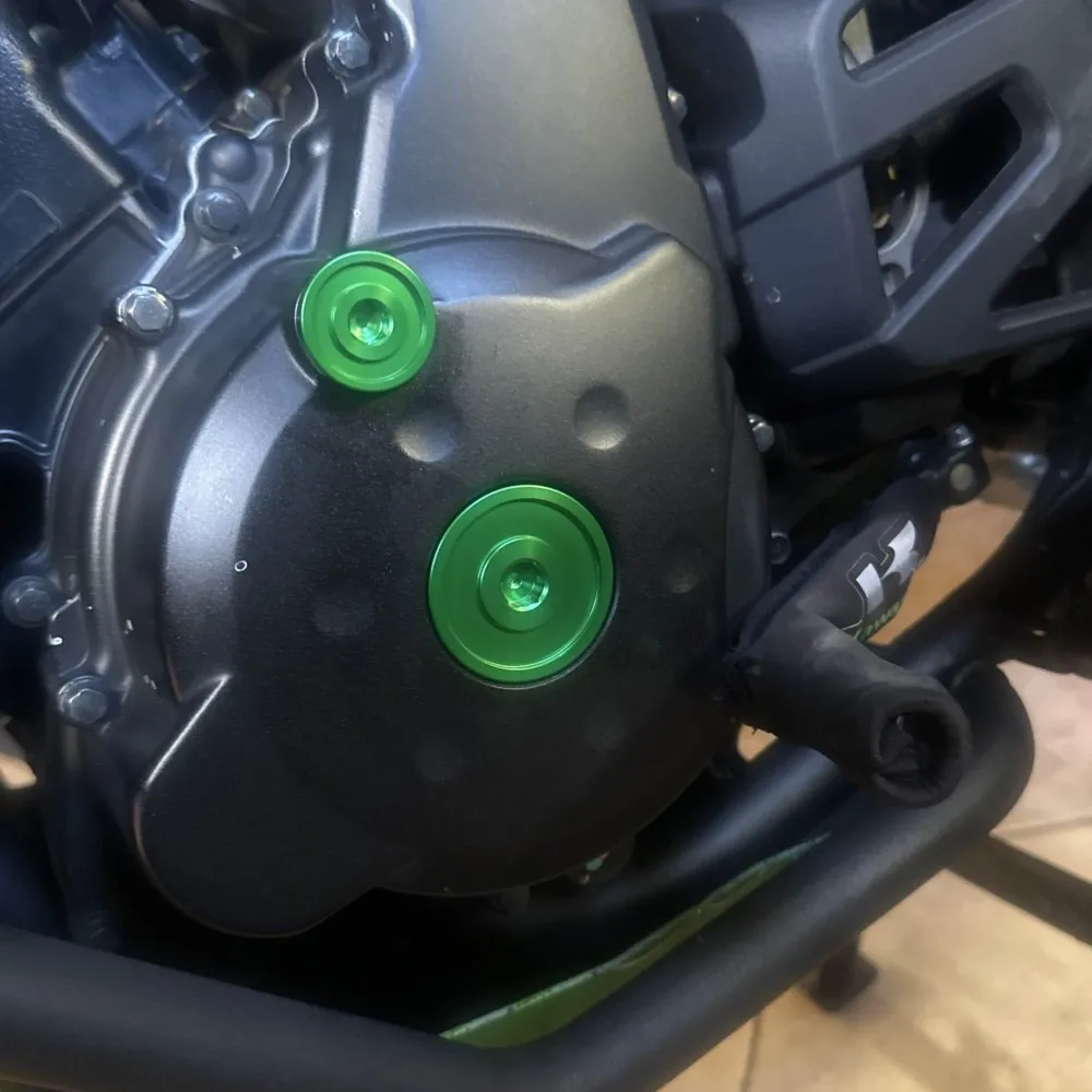For Kawasaki KLR650 KLR 650 1987-2025 2026 Motorcycle Accessories Decorative Cover Engine Ignition Plugs Crankcase Timing Caps