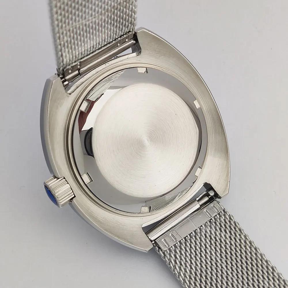 Аксессуары для корпуса часов NH35, стальной корпус 43 мм, сапфировое стекло, водонепроницаемые часы из стали 316, аксессуары 5 АТМ, модификация часов