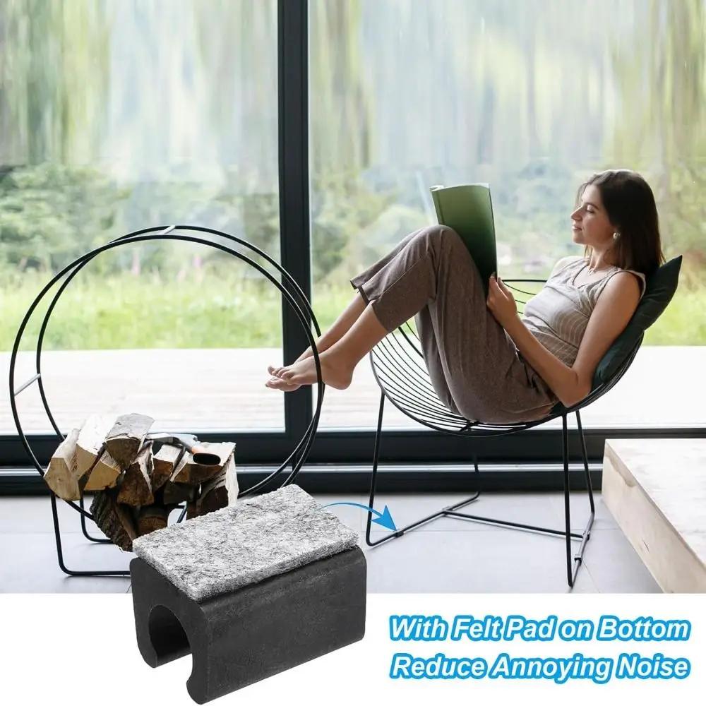 8pcs NEW with Felt Pad Chair Leg Cover No Scratches No Noise Furniture Feet Protectors Slide Smoothly Floor Glides Home
