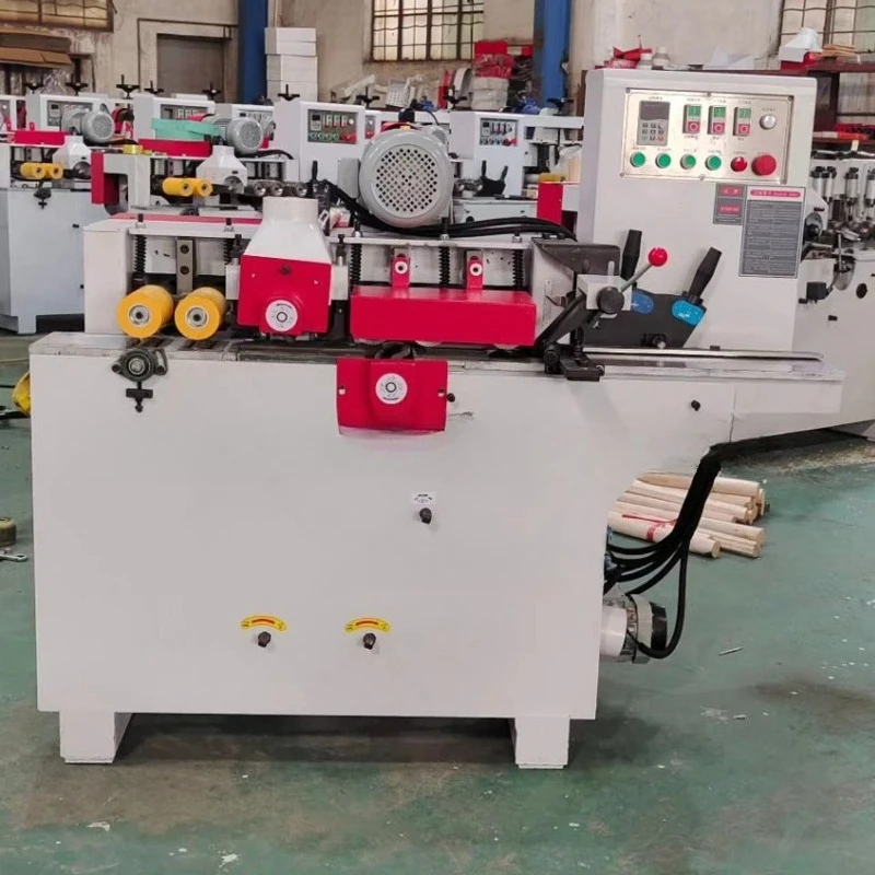 Automatic and high-efficiency round bar machine, double-knife wooden line machine, multiple round bar machine