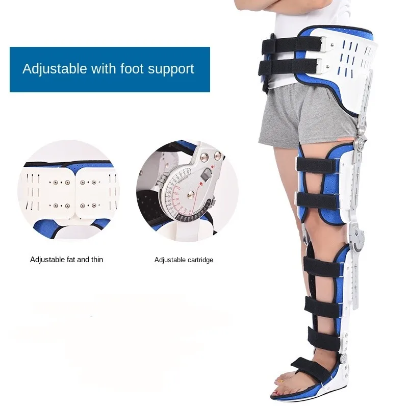 Knee ankle foot fixation brace knee leg ankle fracture ankle brace lower extremity protection