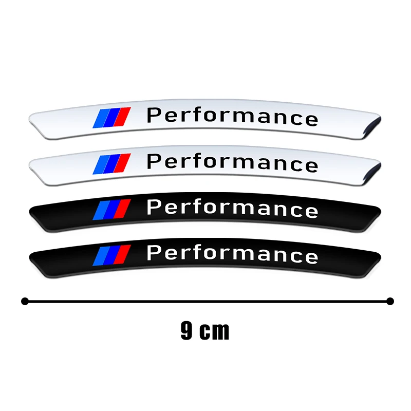 Car Rim Aluminum Stickers Decoration for BMW E36 E39 E46 E60 E90 F10 F30 E93 G11 G12 M3 X3 X5 X6 X1 X2 E92 E87 Car Accessories