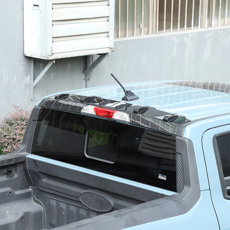 For Ford Maverick 2022-2025 ABS Carbon Fiber Car Roof Spoiler Rear Wing Exterior Body kits Spoiler trim Car Accessories