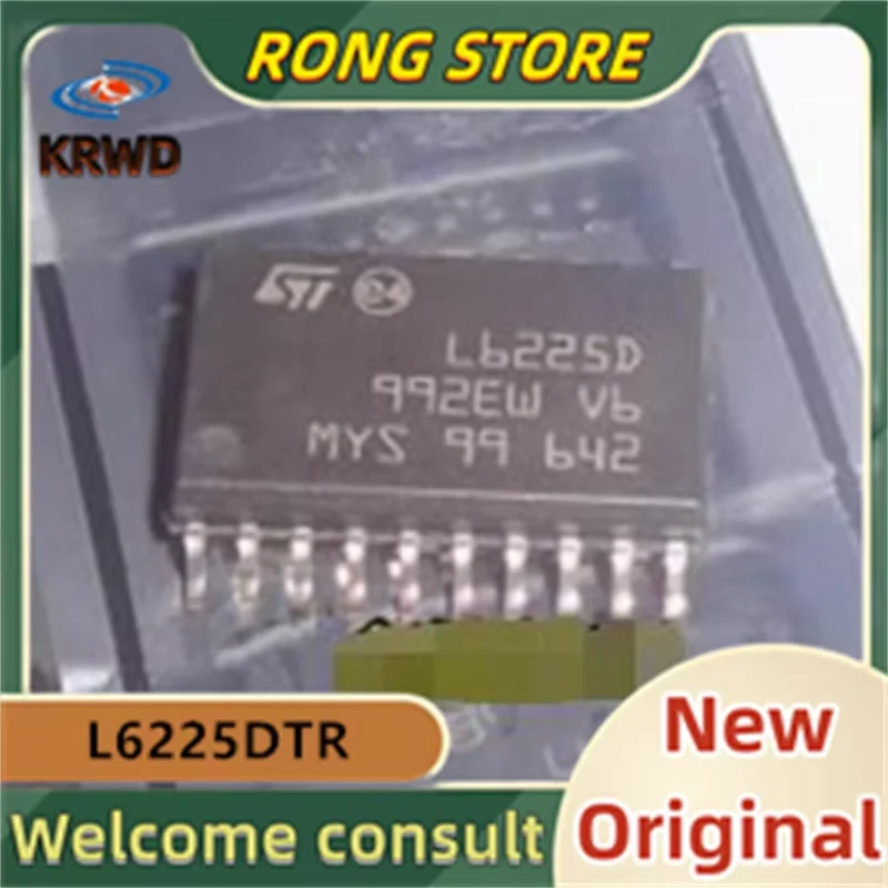 (10PCS) L6225 L6225DTR L6225D SOP-20   New and Original Chip IC