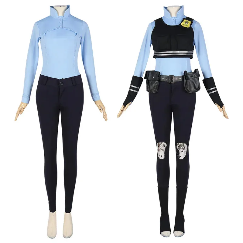 جديد Zootopia جودي الأرنب زي تأثيري كرنفال حفلة عيد ميلاد الملابس مجموعات كاملة للأطفال المرأة