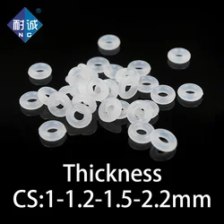 O-ring CS 1/1.2/1.5/2.2mm silicone VMQ sealing ring high temperature resistant gasket waterproof and elastic in specifications