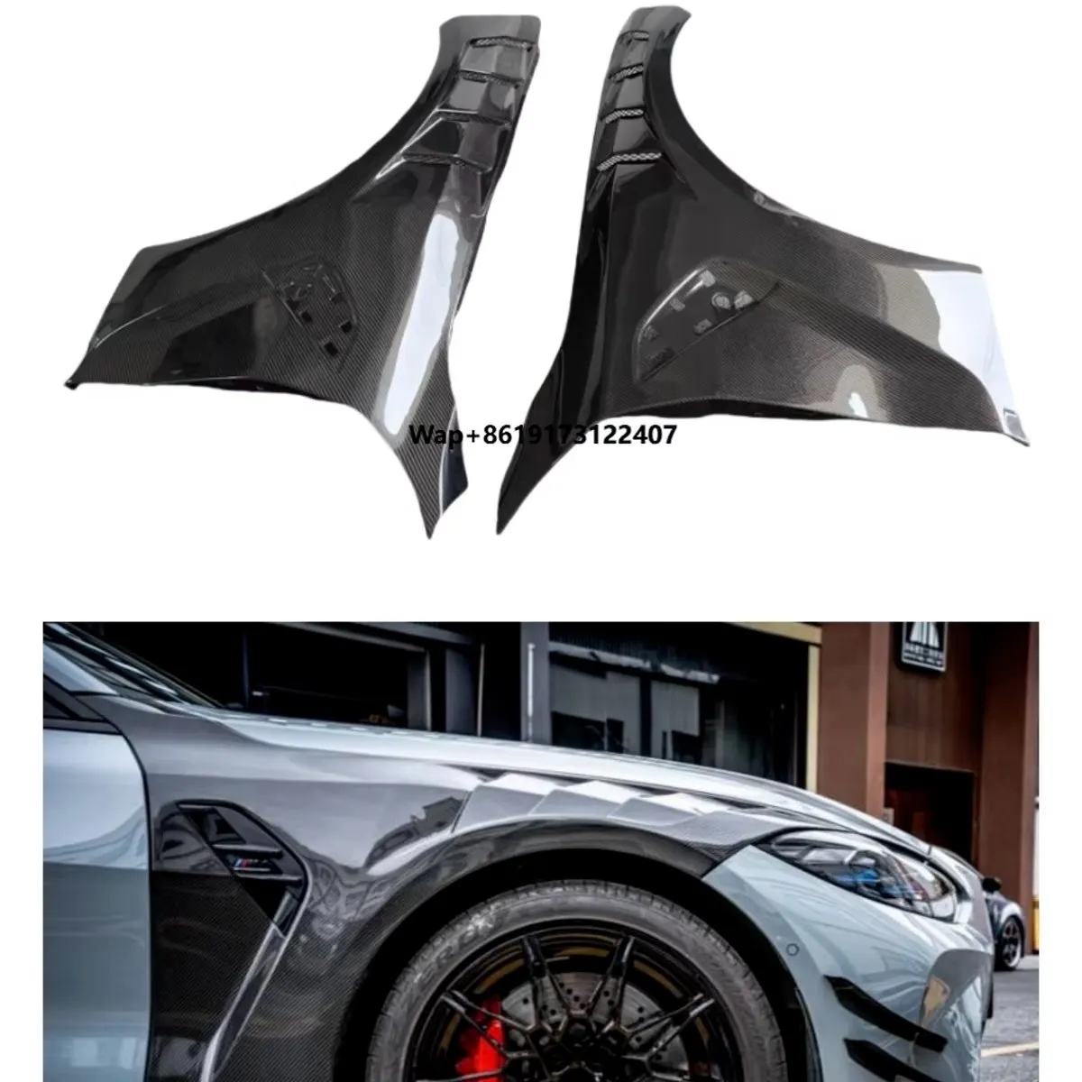 

Carbon Apex 2020-2025 M3 G80/G82 M4 Carbon Fiber Bumper Fenders New Customizable 1 Month Warranty Original Front