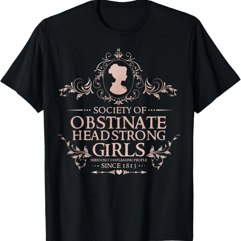 

Футболка для девочек Jane Austen Society Of Obstinate Headstrong