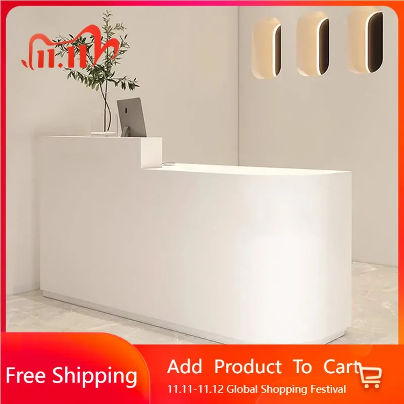 

Design Restaurant Table Office Desk Lectern Bar Wooden Podium Mobile Checkout Counter Corner Executive Mostrador Hotel Furniture