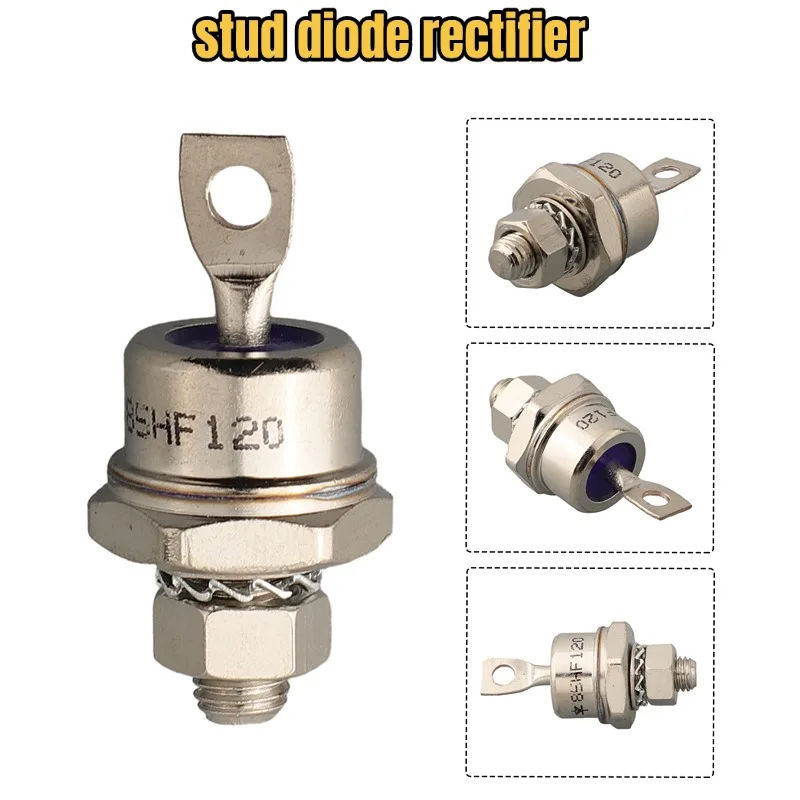Stud Rectifier Diode 885A/70A/50A/40A/25A 1200V Positive Cathode/Negative Anode Stud Mount Diode Rectifier 25-85HF/HFR 120