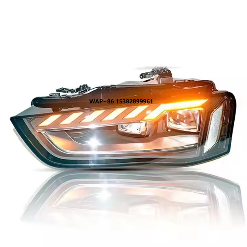 

Модифицированные светодиодные фары 6000K для Audi A4 B8.5 B9.5 (2012-2015), комплект передних фар, система освещения, аксессуары для автомобиля