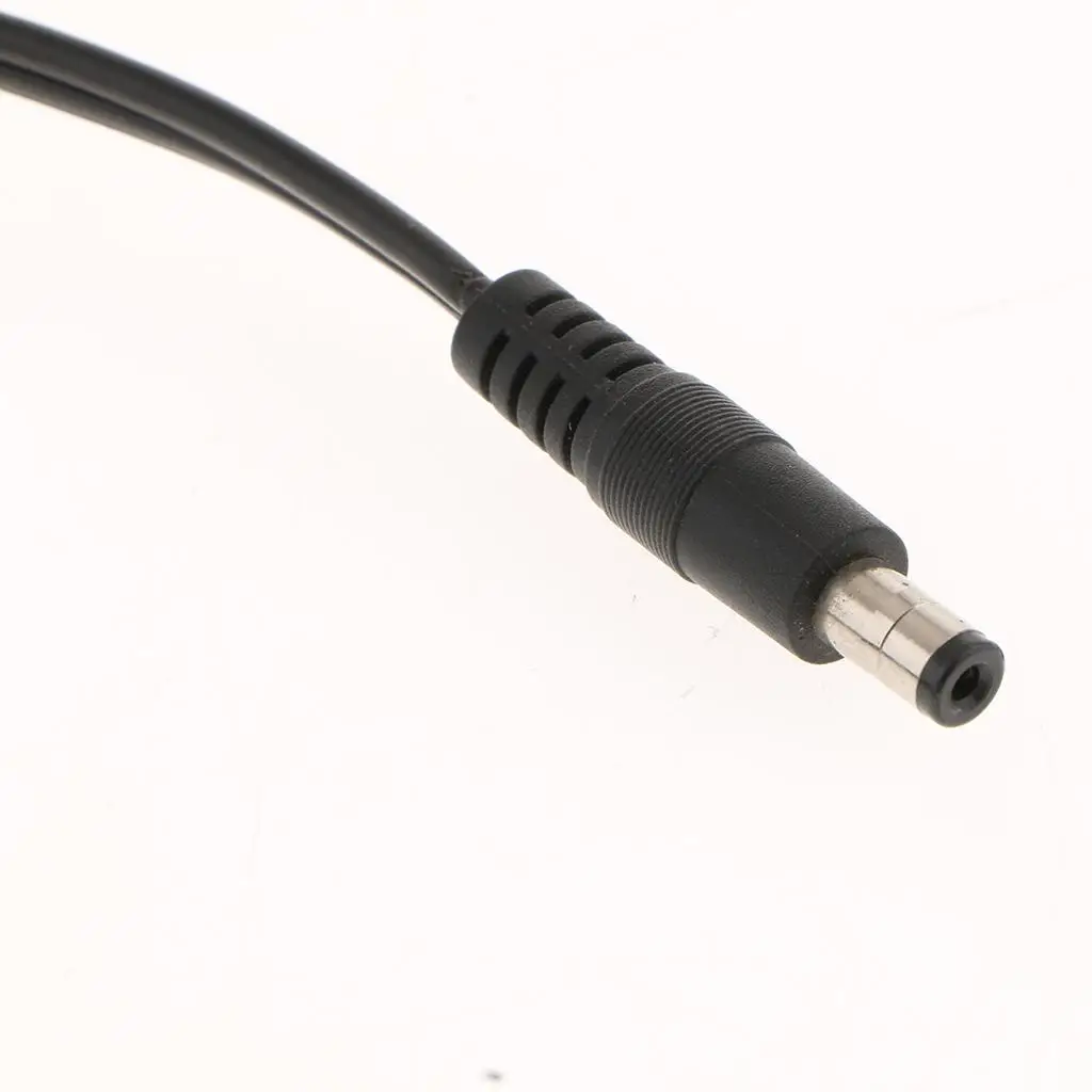 SAE Plug to DC5521 Solar Battery Extension Cable Injection-molded PVC Cord for Battery Charger Replacement