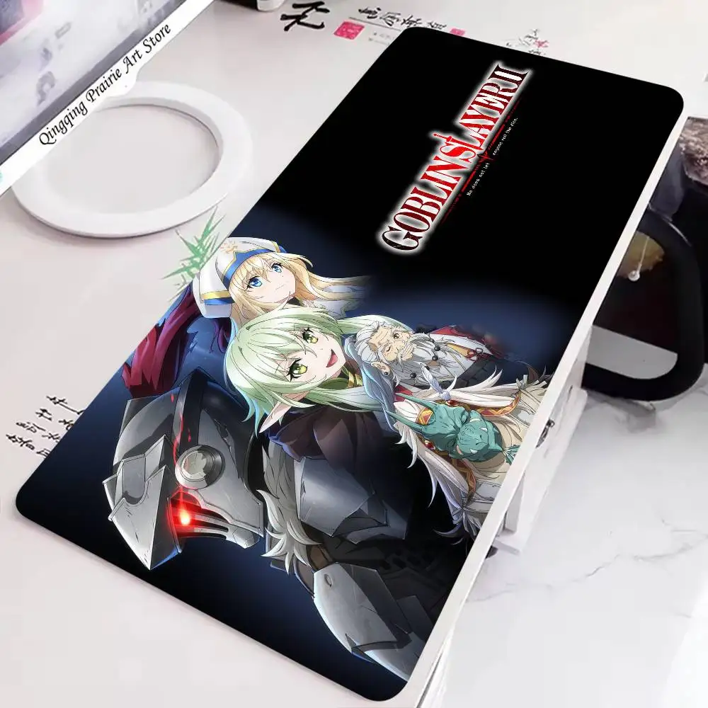 Anime G-Goblin Slayer Mousepad Non-slip Suitable For Office Computers Laptops E-sports Game Desk Mats XXL Keyboard